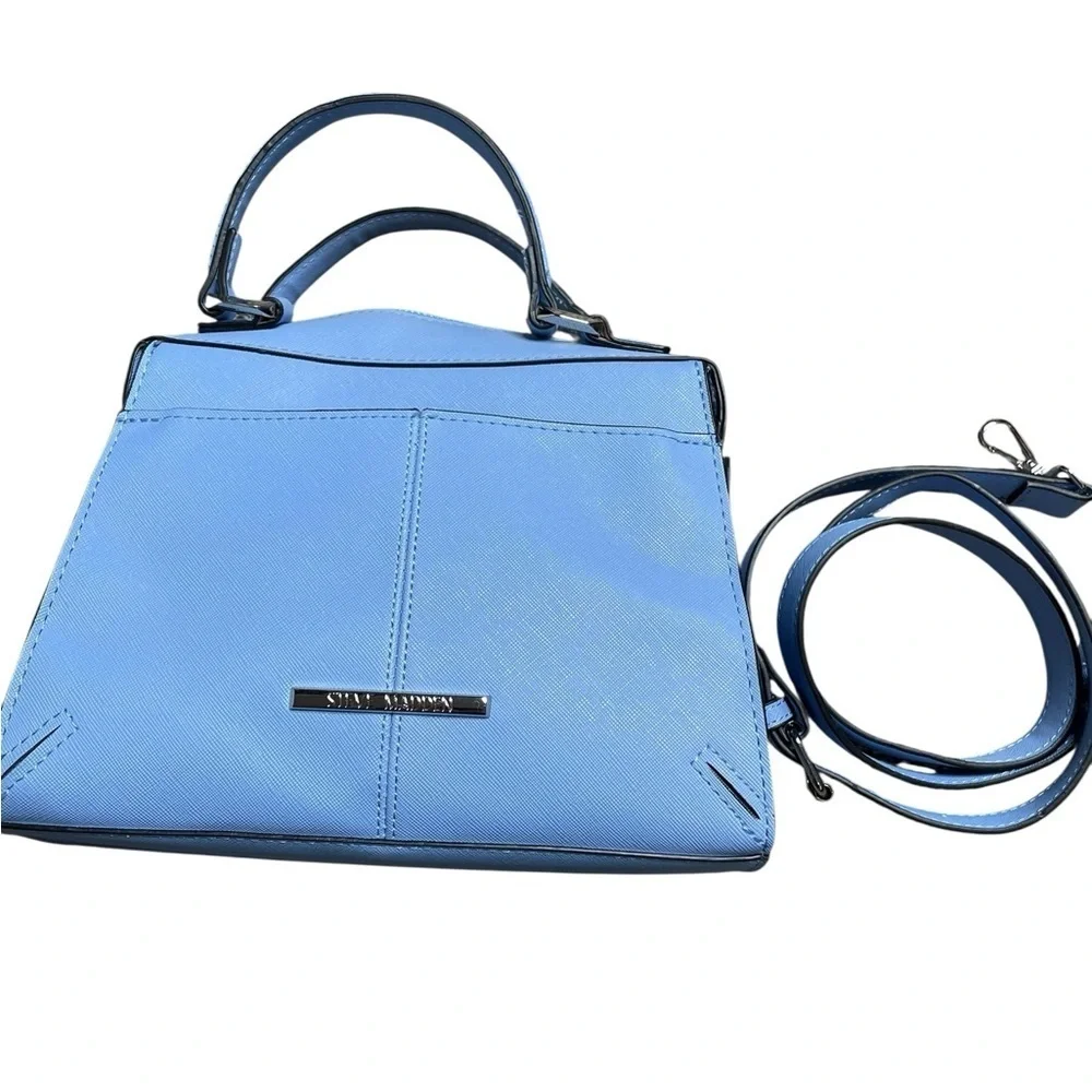 NWOT Steve Madden Light Blue Satchel